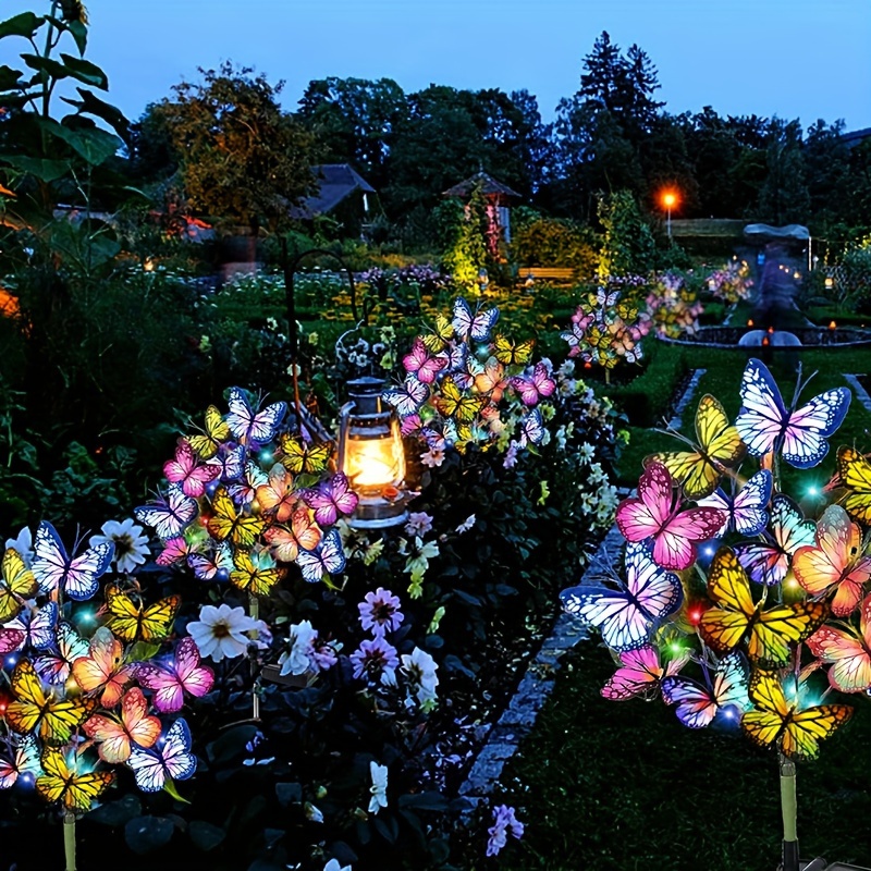 Solar Street Light Led - Solarny LED Motyl Lampki Ogrodowe Wodoodporne