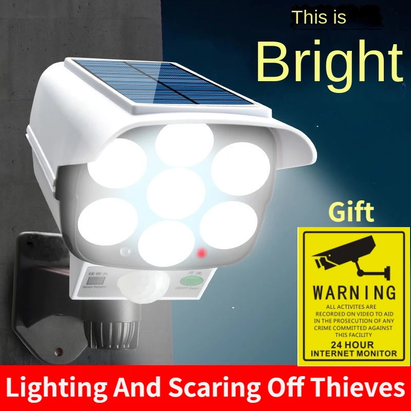Solar Street Light Led - Zewnętrzna lampa słoneczna z czujnikiem ruchu