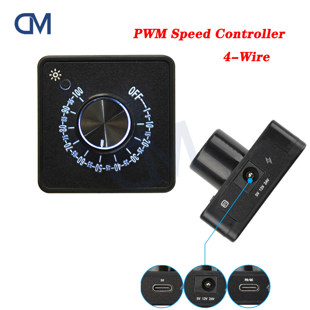 Pwm Charge Controller - Regulator obrotów wentylatora PWM 4-pinowy, szybkie