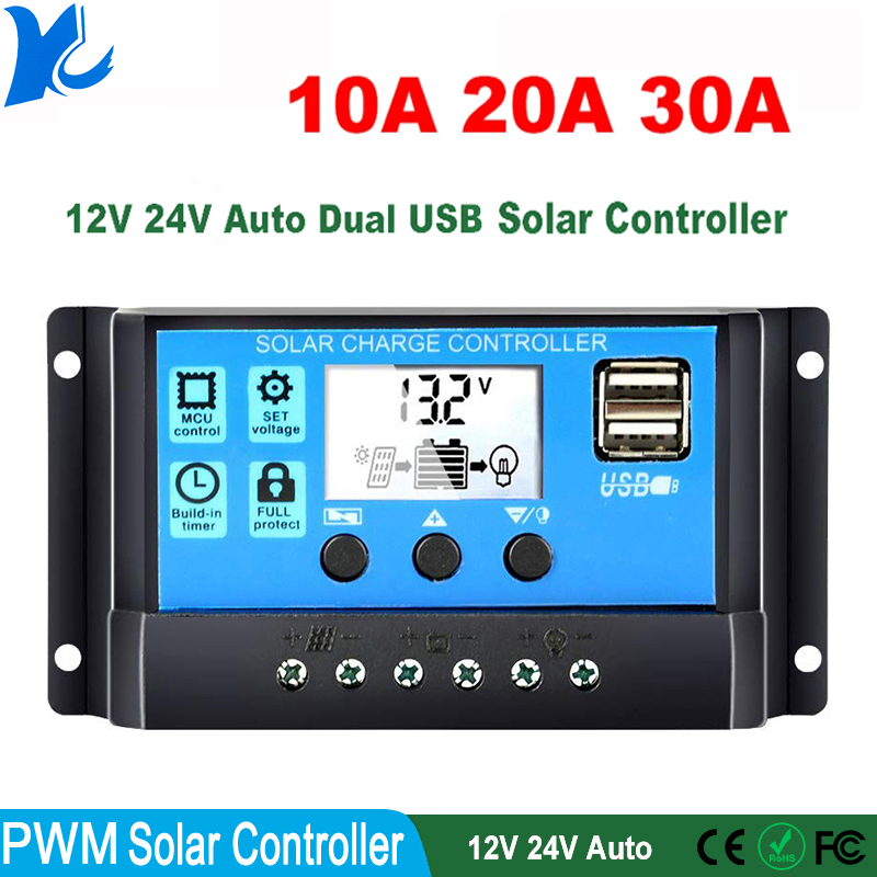 Pwm Charge Controller - Wysokowydajny regulator ładowania solarnego PWM 10A