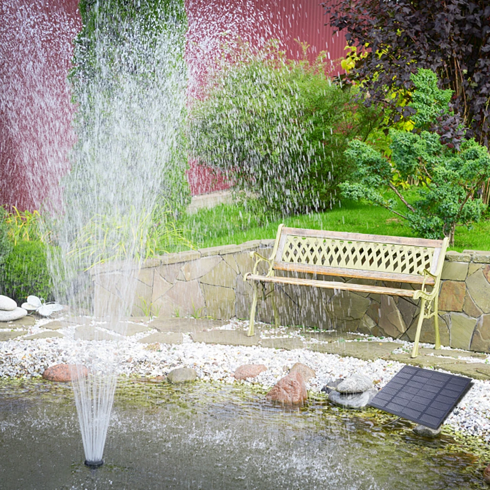Fontanna słoneczna z 6 dyszami – Solar Pool Pump Kit recenzja i cena