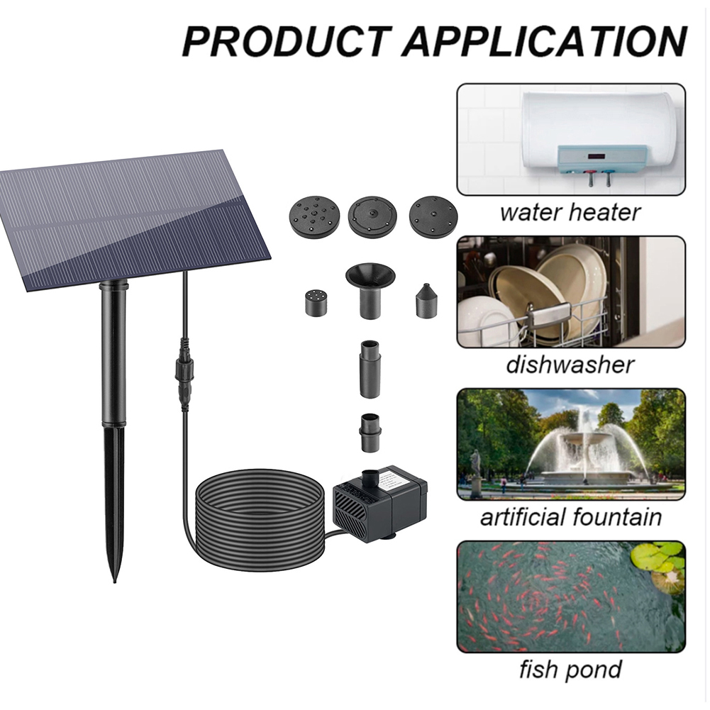 Pompa solarna do fontanny 5W 1 – Solar Pool Pump Kit recenzja i cena