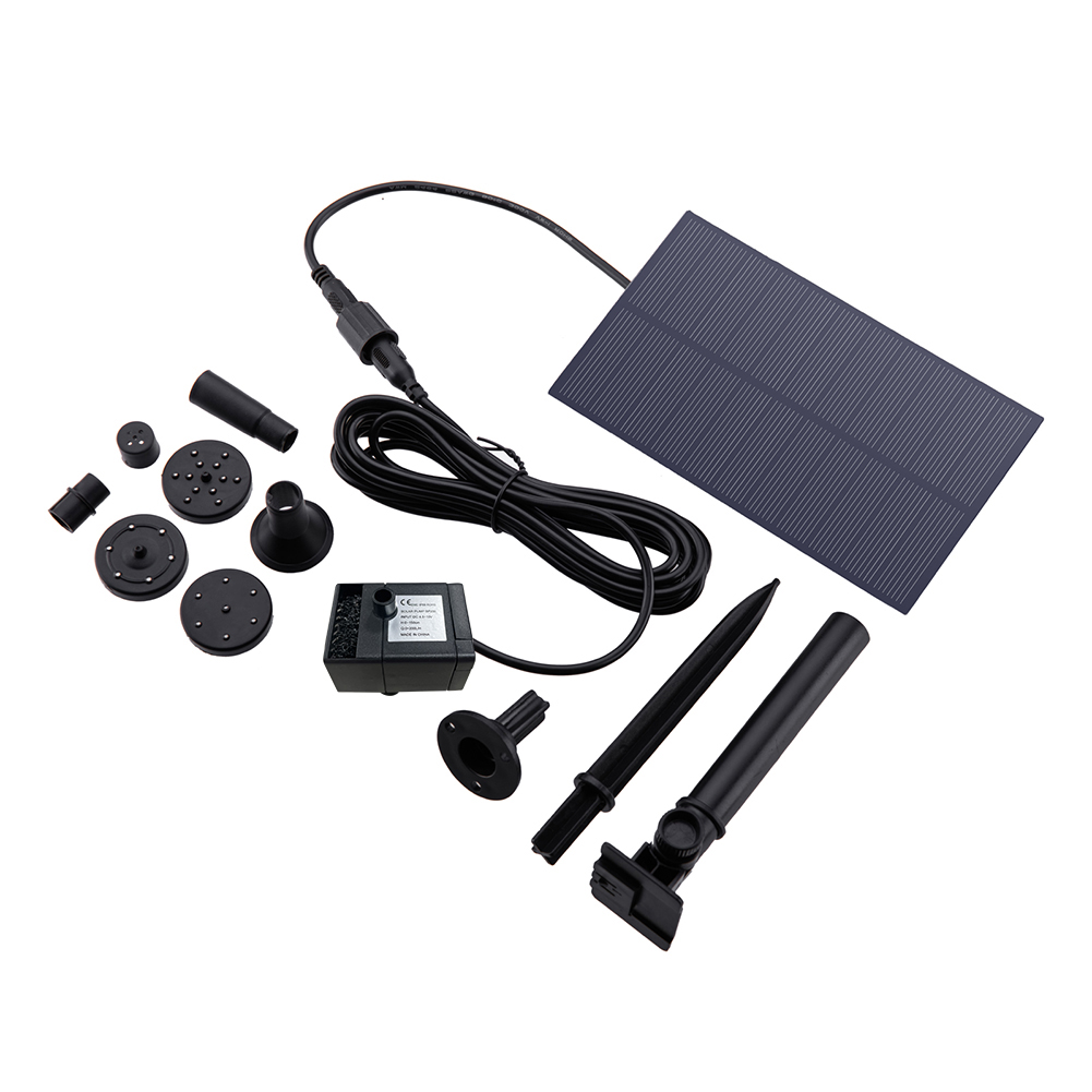 Zraszacz wodny 5W 1.5V do deko – Solar Pool Pump Kit recenzja i cena