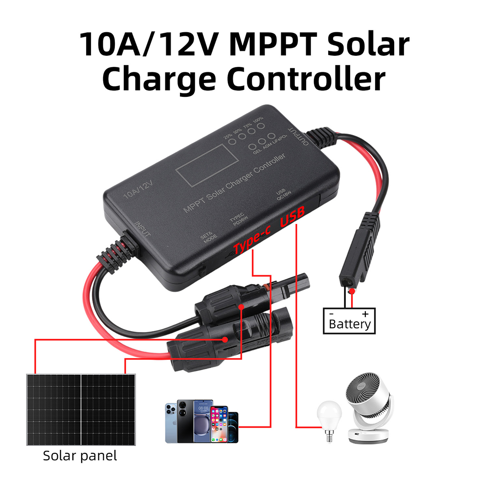 Kontroler ładowania solarnego  – Pwm Charge Controller recenzja i cena