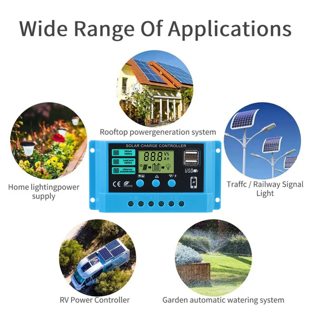 Regulator Ładowania Solarnego  – Pwm Charge Controller recenzja i cena