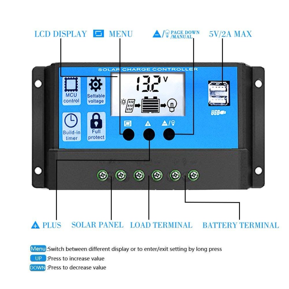 Wysokowydajny regulator ładowa – Pwm Charge Controller recenzja i cena